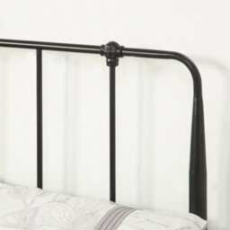 SlumberWorx Hitchin Black Metal Industrial Bed Frame - Small Double / Double / King - thumbnail 4