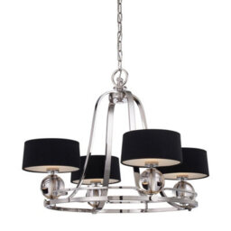 Stylish Imperial Silver 1 Bulb Chandelier Pendant Light With Led G9 3.5W Bulb
