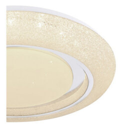 Luminosa Lighting Luminosa Rada Decorative Flush Ceiling Light White Led Dimmable 3000-6000K Remote Control Tuya Smart - thumbnail 4