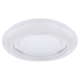 Luminosa Lighting Luminosa Rada Decorative Flush Ceiling Light White Led Dimmable 3000-6000K Remote Control Tuya Smart - thumbnail 2