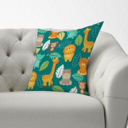 Warren Reed Designer Jungle Animals Cushions 60Cm X 60Cm - thumbnail 2