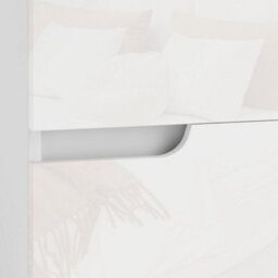 Homcom Bedside Table Set Of 2 With 2 Drawers For Bedroom, Living Room, White - thumbnail 9
