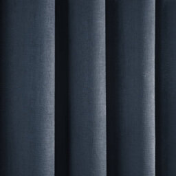 Fusion Strata Navy Triple-Woven Dimout Eyelet Curtains - thumbnail 4