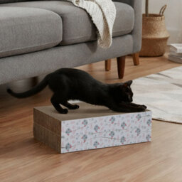Skylos 4Pcs Cardboard Scratcher Scratching Lounge Pad Cat Scratching Board - thumbnail 1