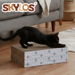 Skylos 4Pcs Cardboard Scratcher Scratching Lounge Pad Cat Scratching Board - thumbnail 9