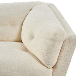 Beliani Sofa 3 Seater Lenvik Boucle White - thumbnail 8