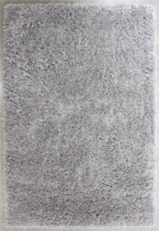 Loomed Silver Grey Thick Soft Shaggy Area Rug 240X330Cm - thumbnail 1