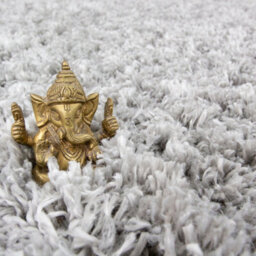 Loomed Silver Grey Thick Soft Shaggy Area Rug 240X330Cm - thumbnail 6