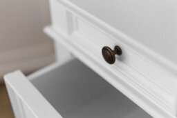 Statement Furniture Gainsborough White Dressing Table With 7 Drawers - thumbnail 6