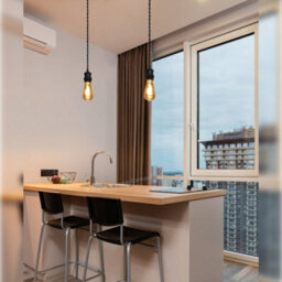 Long Life Lamps Company Industrial Vintage Ceiling Pendant Lamp Holder Matte Black E27 Fitting H3065 - thumbnail 9