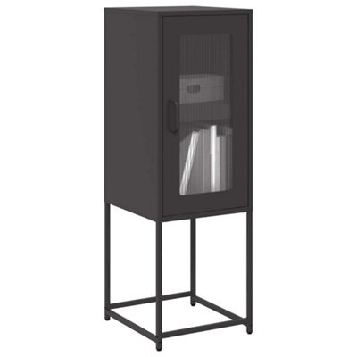 Berkfield Sideboard Black 36X39X107 Cm Cold-Rolled Steel - image 1