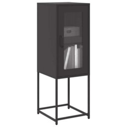 Berkfield Sideboard Black 36X39X107 Cm Cold-Rolled Steel