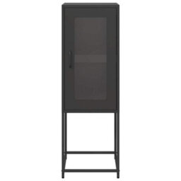 Berkfield Sideboard Black 36X39X107 Cm Cold-Rolled Steel - thumbnail 5