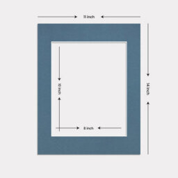 Ak Frames 14X11 Pompadour Picture Mounts To Fit 10X8 Aperture Size - Mount Board Only (No Frame Included) - thumbnail 3