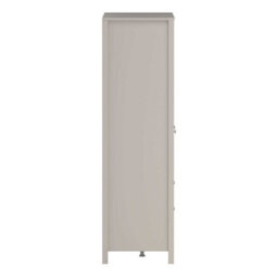Wyld Haus Gossmere Natural Cashmere 3-Door Wardrobe With Mirror And 2 Drawers - thumbnail 5