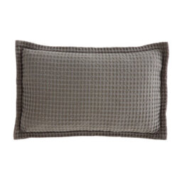 Pineapple Elephant Jaipur Chunky Waffle Cotton 30X50Cm Cushion Grey - thumbnail 4