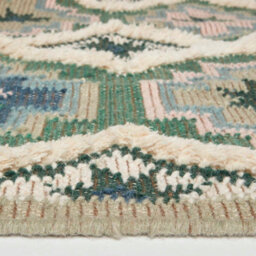Homescapes Matala Green & Blue Kilim Wool Rug 160 X 230 Cm - thumbnail 4