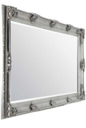 Mirroroutlet Abbey Full Length Leaner Large Silver Decorative Ornate Wall Mirror 5Ft5 X 2Ft7, (168Cm X 78Cm) - thumbnail 3