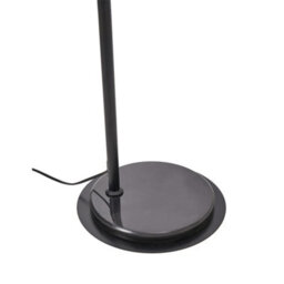 Living And Home Boho Rattan Arc Floor Lamp With Remote Control - thumbnail 4