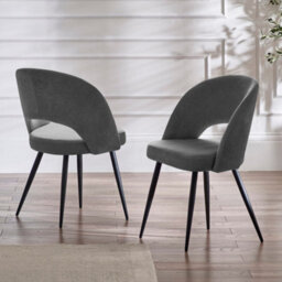 Oakham Elowen Elegant Onyx Dining Chairs - Set Of 2 - thumbnail 4
