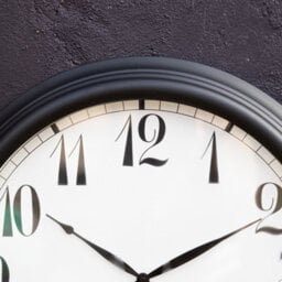 Primrose Large Black Outdoor Garden Wall Clock 57Cm Perfect Time Radio Controlled - thumbnail 6