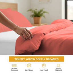 Lazzaro Premium 400 Thread Count 100% Egyptian Cotton King Duvet Cover Set Premium Cotton Bedding Set With Zipper Closure - thumbnail 7