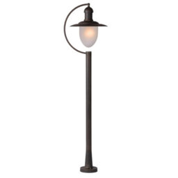 Lucide Aruba Cottage Bollard Lamp Post Outdoor - 1Xe27 - Ip44 - Rust Brown