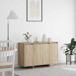 Berkfield Sonoma Oak Sideboard Sonoma Oak Engineered Wood 120 X 41 X 75 Cm - thumbnail 1