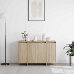Berkfield Sonoma Oak Sideboard Sonoma Oak Engineered Wood 120 X 41 X 75 Cm - thumbnail 4