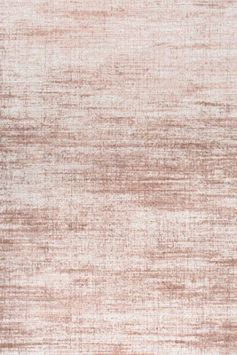 The Rugs Montana Cream And Rose Abstract Area Rug And Runner Soft Durable Pet Friendly Easy To Clean Living Room Bedroom 3800Crrs - image 1