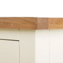 Farro Xl Cream Bedside Table Fully Assembled - By Roseland Furniture - thumbnail 6