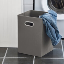 Sobuy Bzr110-W, Laundry Cabinet Laundry Chest Bathroom Storage Cabinet,white,w40Xd39Xh85 - thumbnail 8