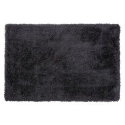 Beliani Shaggygy Rug Cide Black 140 X 200 Cm - thumbnail 1