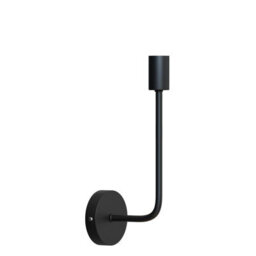 Modern Black Wall Light Led Bulb Vertical Wall Sconce Metal Industrial Minimalist Lamp Without Bulb