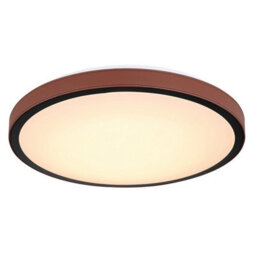 Luminosa Lighting Luminosa Sammi 42Cm Integrated Led Semi Flush Ceiling Light White Brown Led 3000-6000K - thumbnail 5