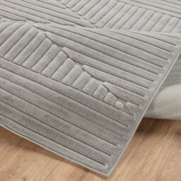 Livabliss Le Mans-Modern Grey 3D High & Low Pile Textured In- & Outdoor Rug 120 X 170 Cm Easy Care, Non Shedding - thumbnail 4