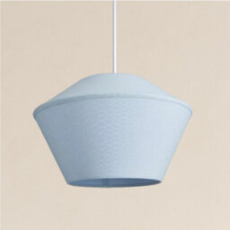 CGC Lighting Cgc Celest Pastel Blue Spherical Cotton Fabric 30Cm Lampshade - thumbnail 1
