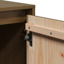 Walplus Tv Cabinet Honey Brown 74X35X44 Cm Solid Wood Pine - thumbnail 9
