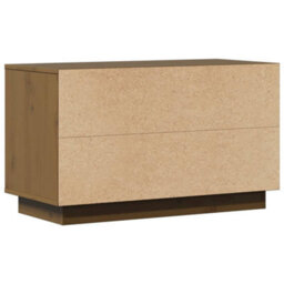 Walplus Tv Cabinet Honey Brown 74X35X44 Cm Solid Wood Pine - thumbnail 7