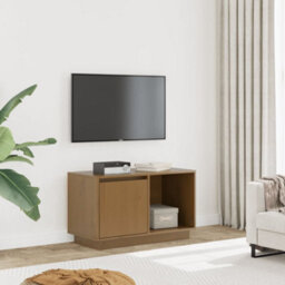 Walplus Tv Cabinet Honey Brown 74X35X44 Cm Solid Wood Pine - thumbnail 1