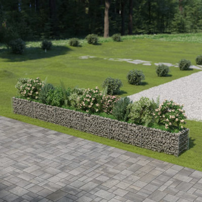Berkfield Gabion Raised Bed Galvanised Steel 540X50X50 Cm - image 1