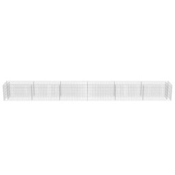 Berkfield Gabion Raised Bed Galvanised Steel 540X50X50 Cm - thumbnail 5