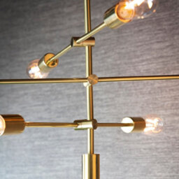 Luminosa Lighting Luminosa Rubens Pendant Satin Brushed Gold Effect Plate 6 Light Dimmable Ip20 - E27 - thumbnail 4