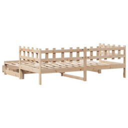 Walplus Daybed With Trundle And Drawers Without Mattress 80X200 Cm - thumbnail 7