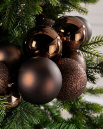 Werchristmas Espresso Bauble Cluster Arch, 60 Cm - thumbnail 5