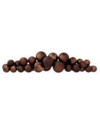 Werchristmas Espresso Bauble Cluster Arch, 60 Cm - thumbnail 1