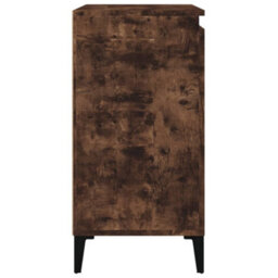 Berkfield Modern Bedside Cabinets 2 Pcs Smoked Oak 40X35X70 Cm Engineered Wood - thumbnail 8
