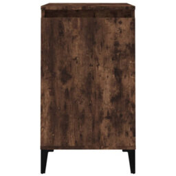 Berkfield Modern Bedside Cabinets 2 Pcs Smoked Oak 40X35X70 Cm Engineered Wood - thumbnail 7