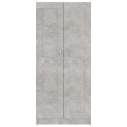 Vidaxl Book Cabinet Concrete Grey 82.5X30.5X185.5 Cm Engineered Wood Book Cabinets - thumbnail 6