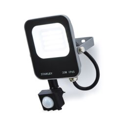 Stanley Ik10 Black Mains-Powered Cool Daylight Outdoor Led Pir Floodlight 2200Lm - thumbnail 4